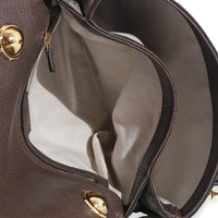Gucci Beige GG Supreme Calfskin Web Medium Blondie Shoulder Flap Bag