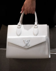 white Louis Vuitton bag